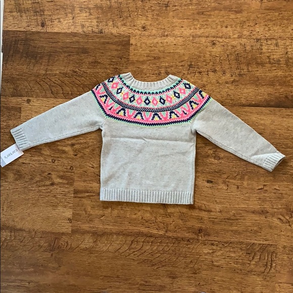 Carter’s Fair Isle Child’s Sweater 2T - Picture 4 of 4